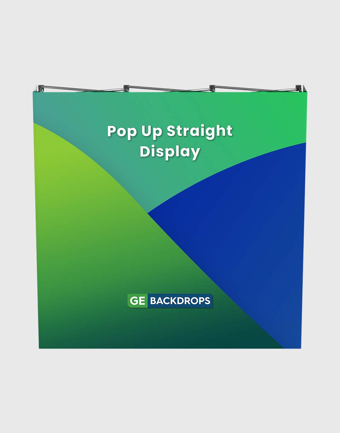 Portable Straight Fabric Pop-Up Wall