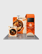 L Arch TV display booth for 10ft exhibition space