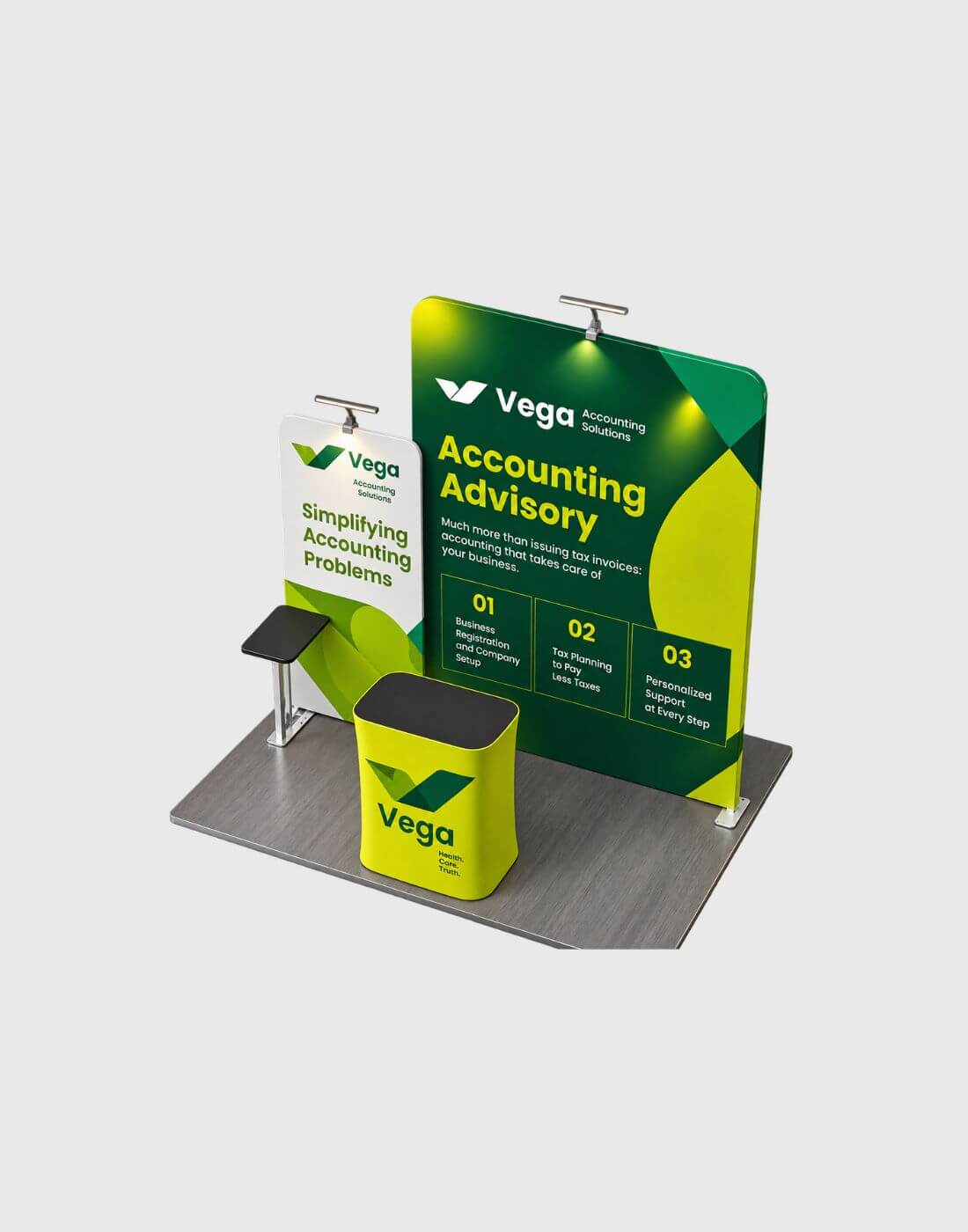 10x10 exhibition wall booth display