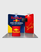 twin inclined wall booth kit for trade shows