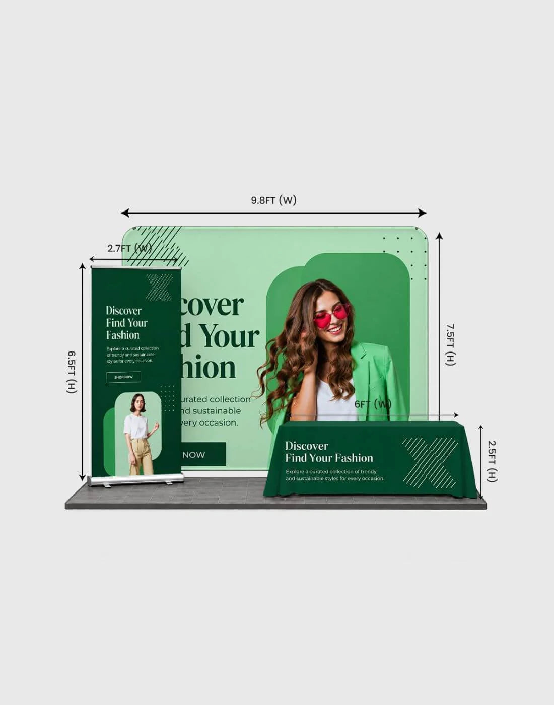 10x10 modular booth kit