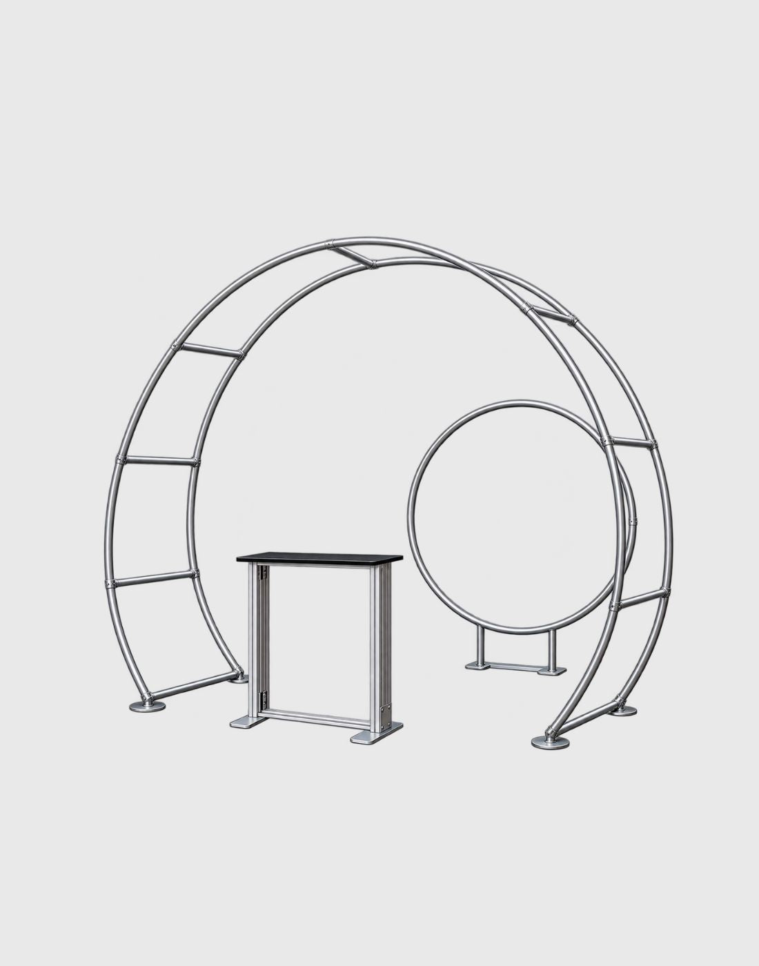 arched backdrop aluminum frame
