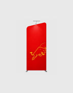 inclined wall exhibit kit for trade show booths