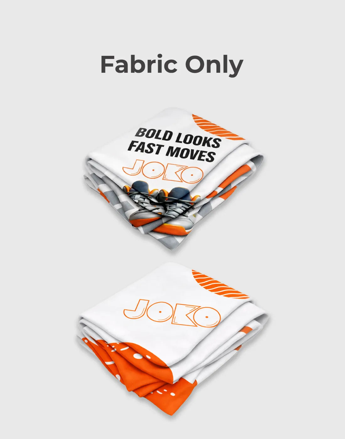 10x10 trade show booth tube display with fabric graphics counter lights and TV mount