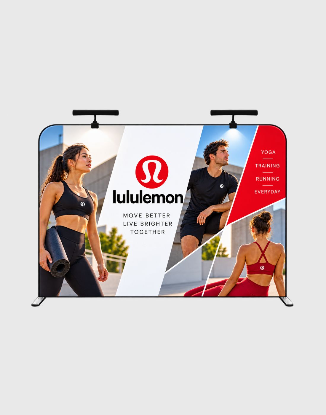straight wall exhibit kit for trade shows
