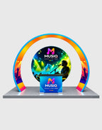 tapered arch display kit for trade shows
