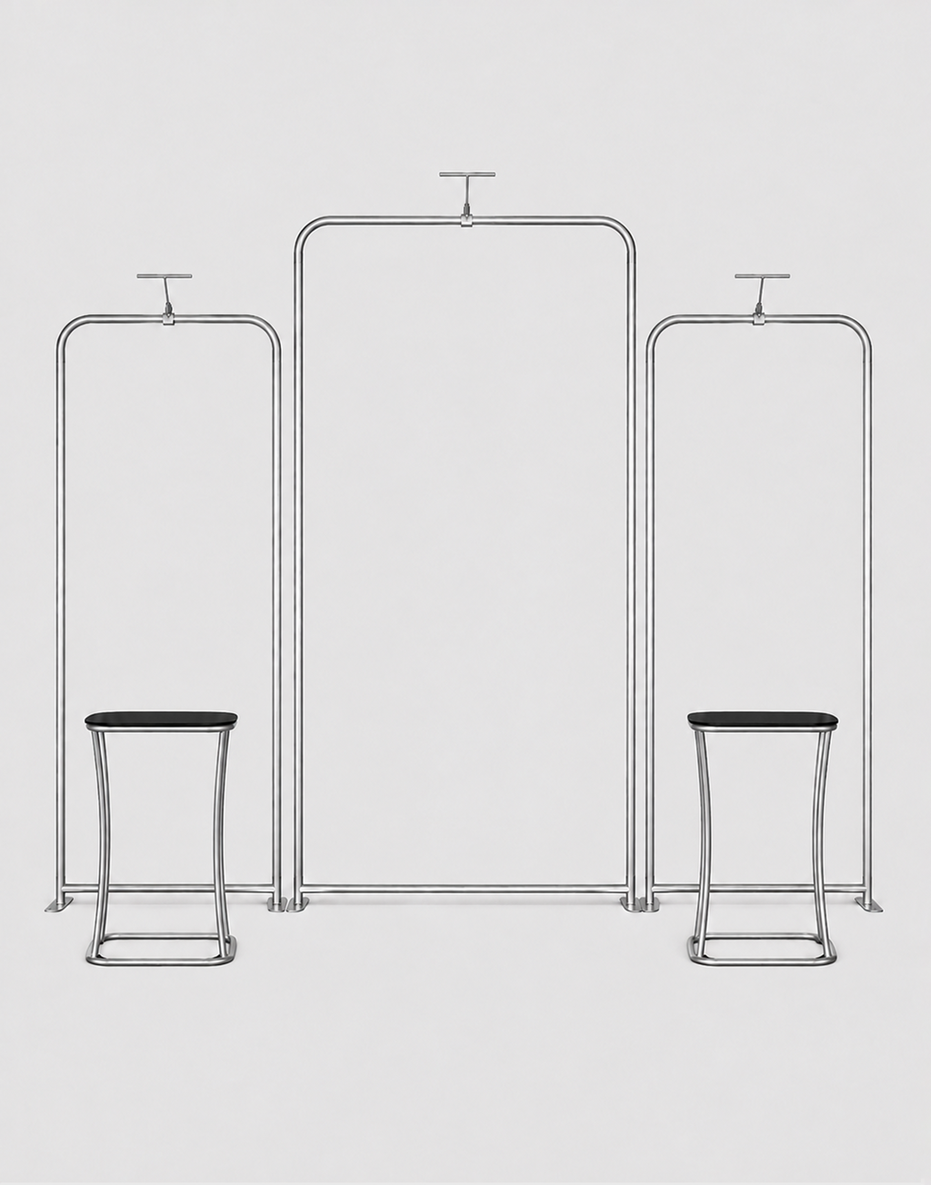curved arch exhibit display for trade shows aluminum frame