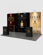 10x20 curved arch trade show booth display
