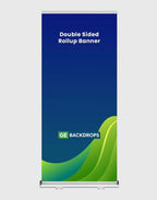 Double-sided wide base Roll Up Banner