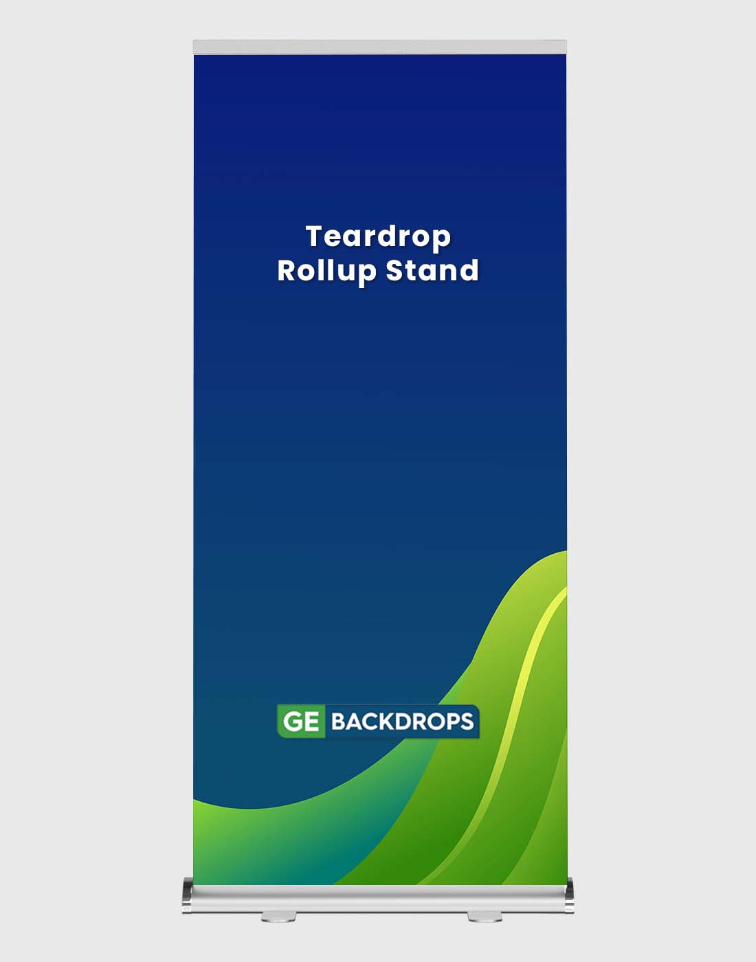 Teardrop Roll Up Banner