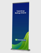Teardrop Roll Up Banner