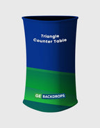 Triangle Fabric Display Counter (For Podium & Booth Exhibitions)