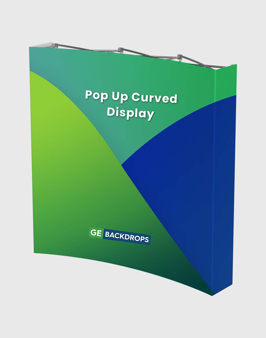 Pop Up Curved Velcro Media Wall