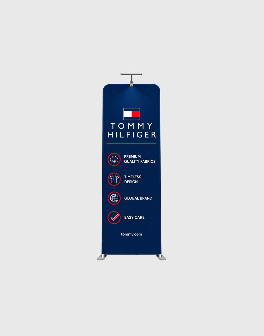 portable inclined wall booth for trade shows