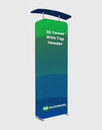 3D Vertical Column with Header