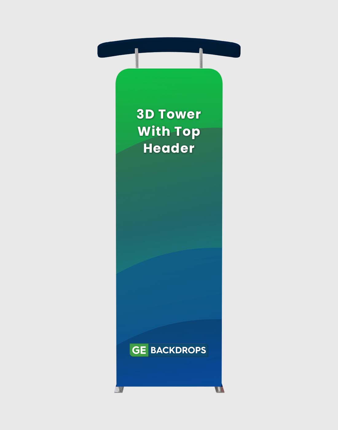 3D Vertical Column with Header