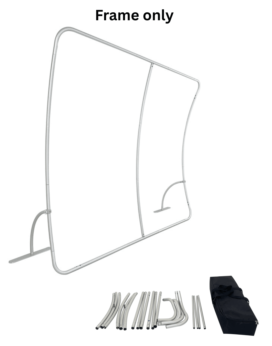 Modular U-Shape Fabric Display Stand