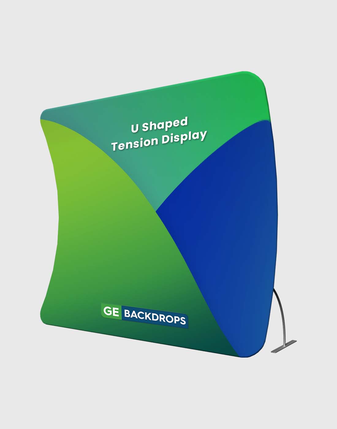 Modular U-Shape Fabric Display Stand