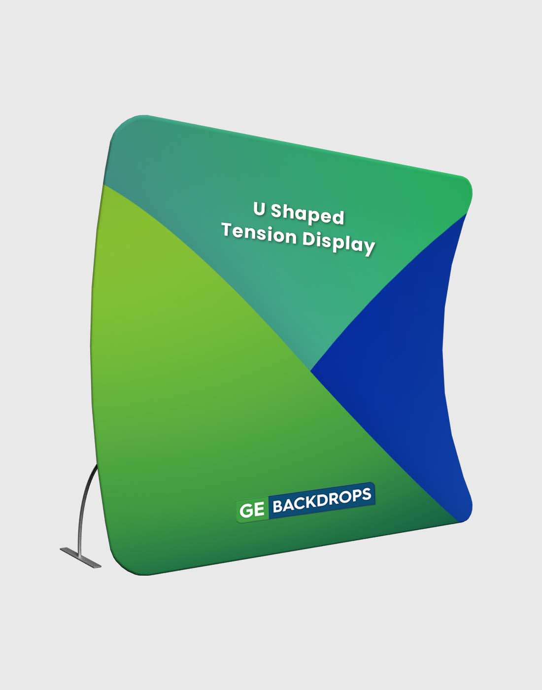 Modular U-Shape Fabric Display Stand