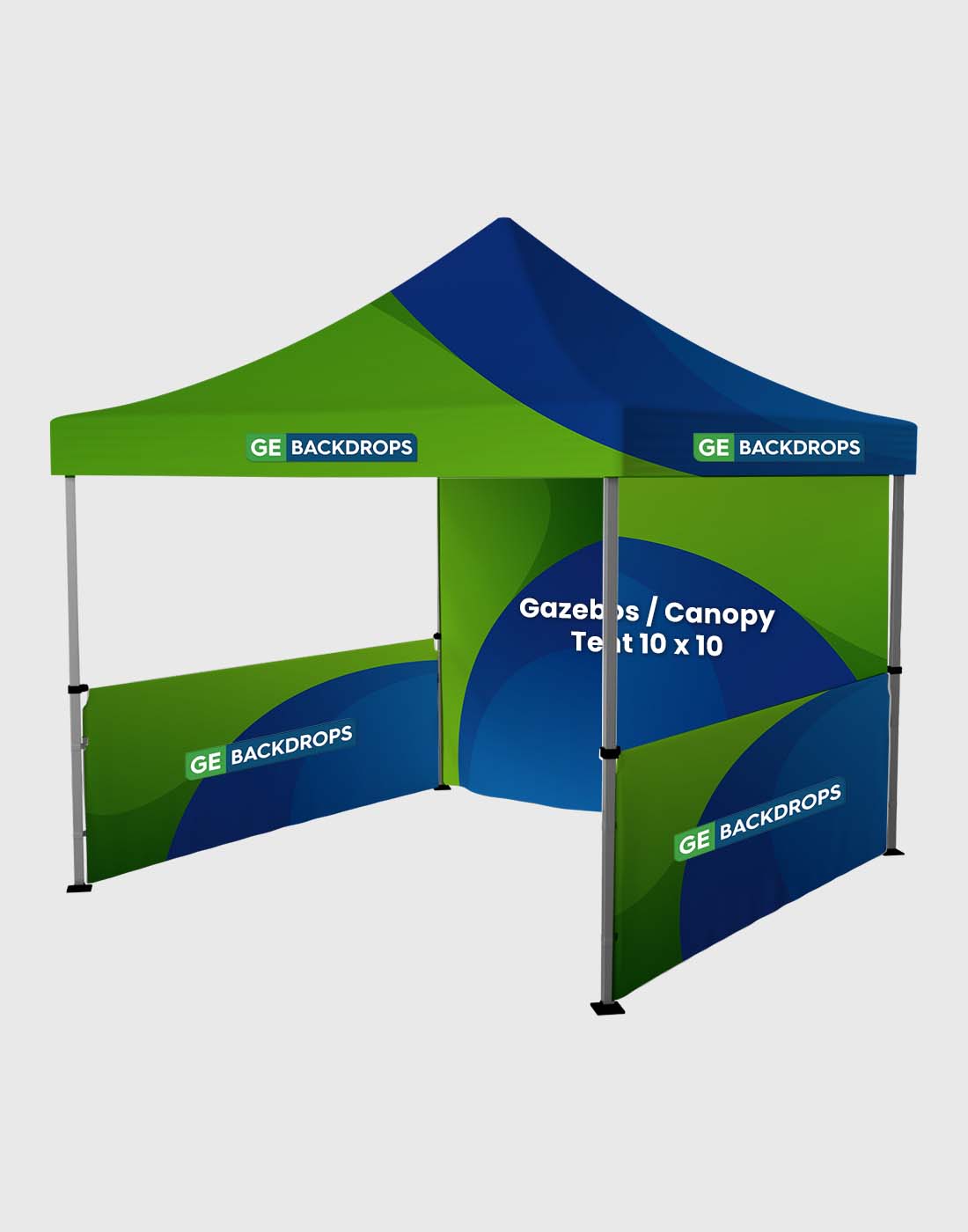 Heavy Duty Custom Canopy Tent (10ft x 10ft)