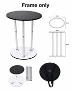 Oval Fabric Display Counter (For Podium & Booth Exhibitions)