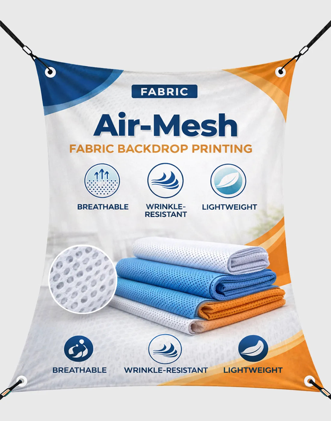 Air-Mesh Fabric Backdrop Printing