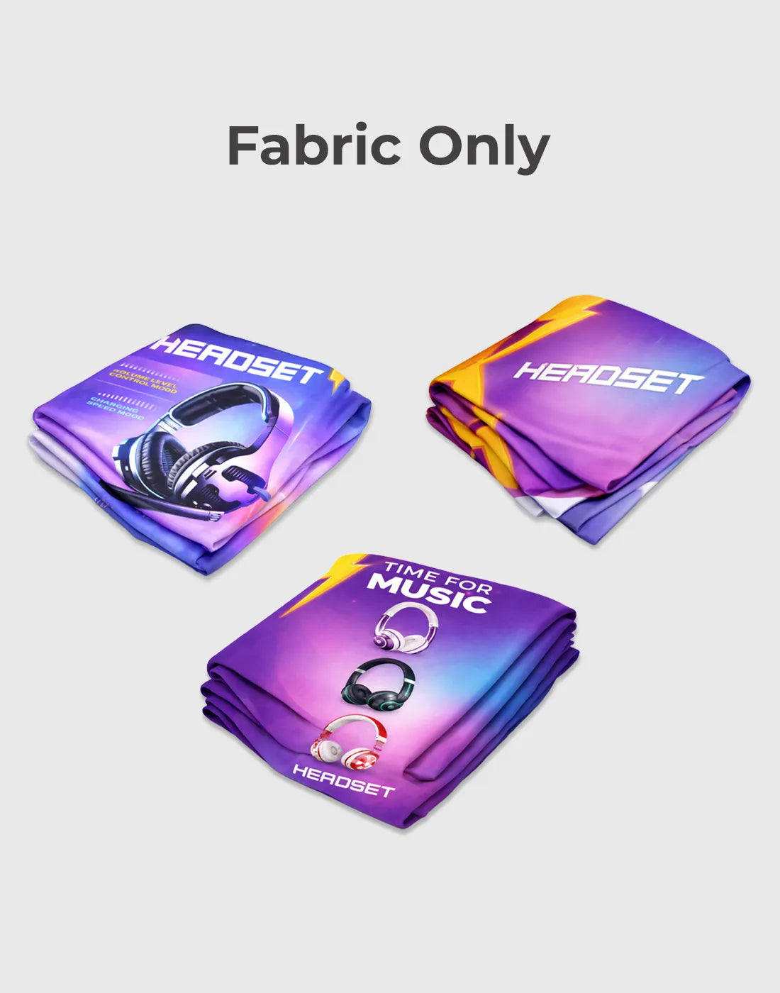 backlit exhibit display SEG LED lightbox backwall L arch counter with fabric graphics