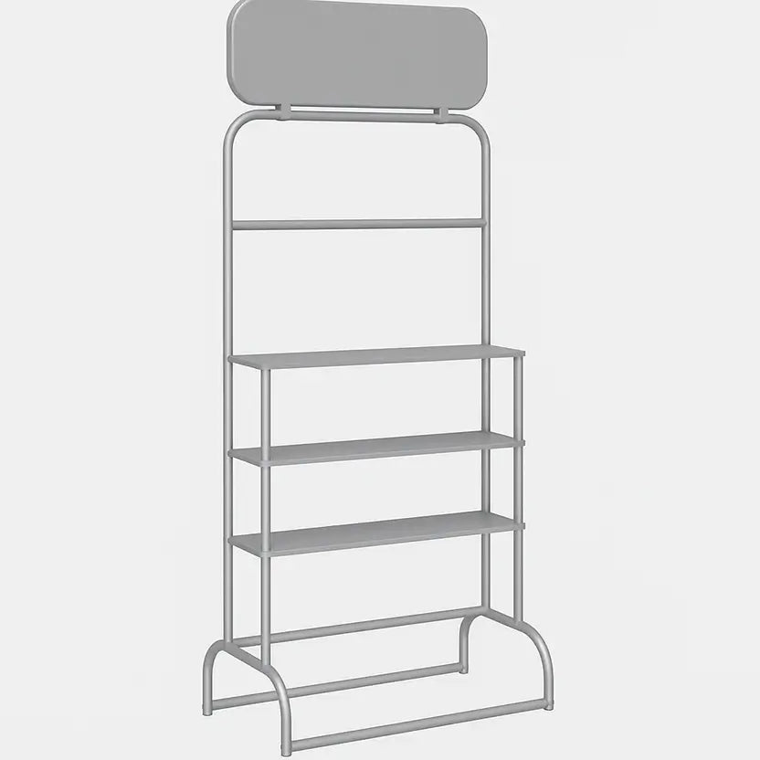 Backwall Product Display Shelf with Header