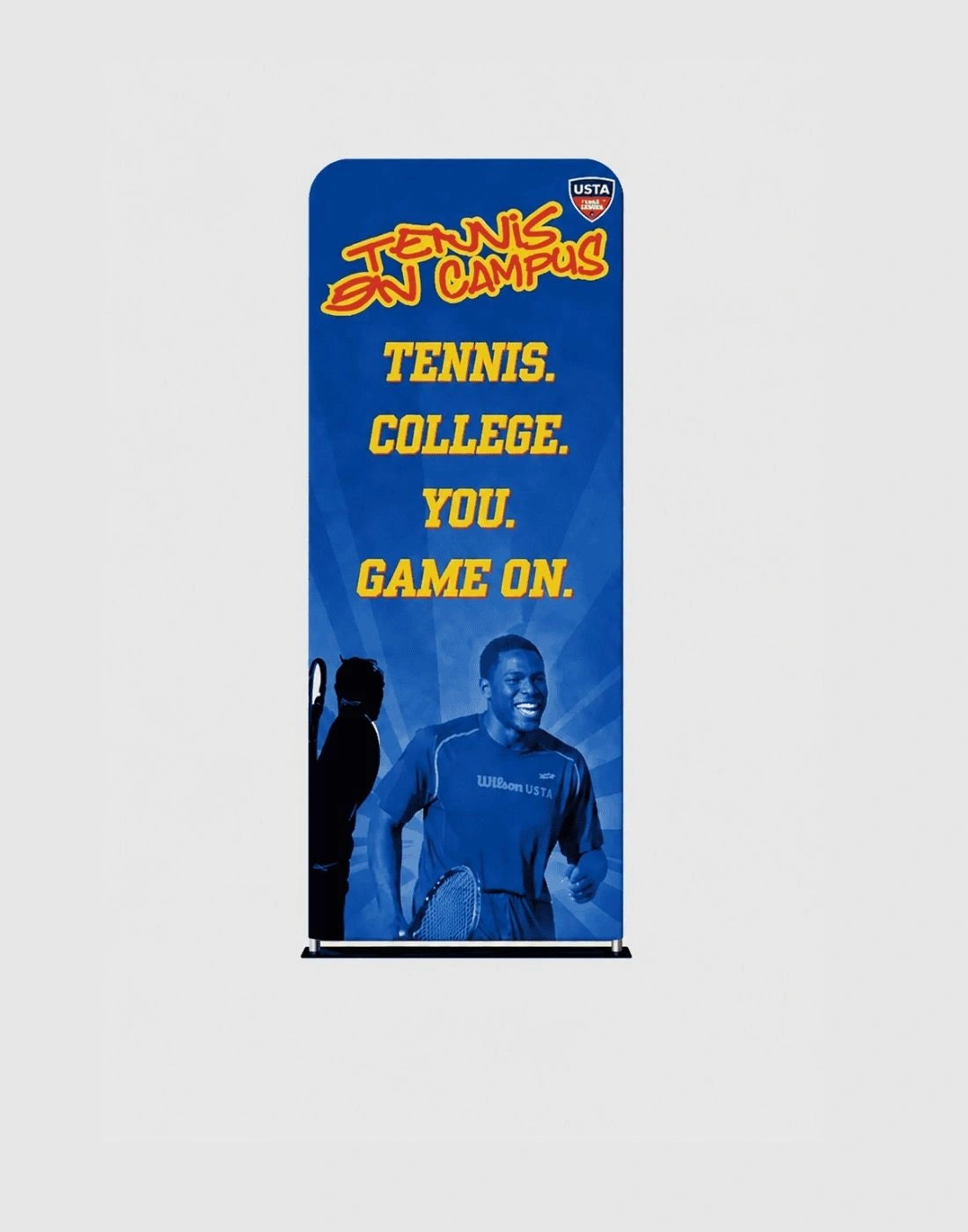 EZ Banner Stands - Wide Base Media Wall