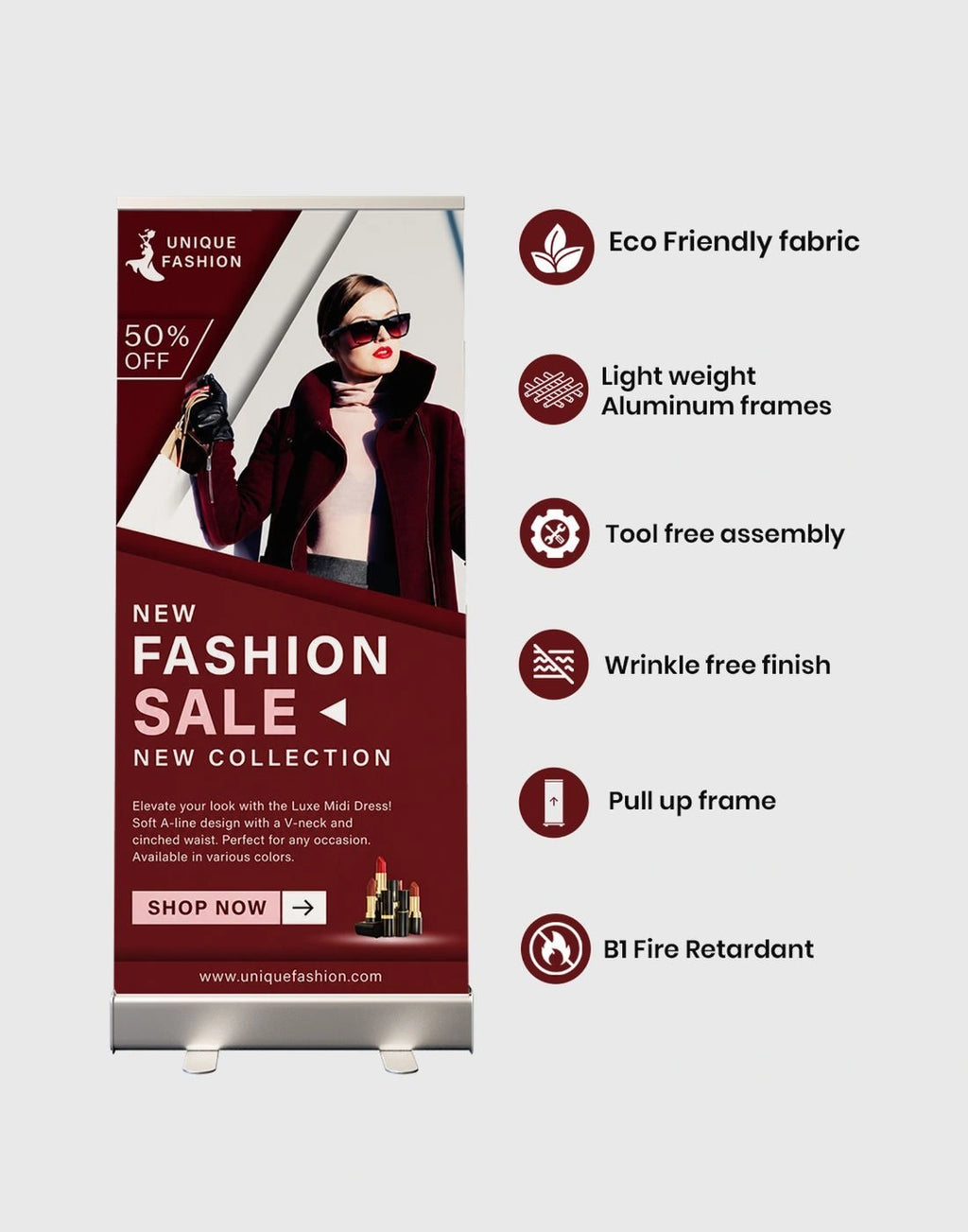 Budget Roll Up Banner