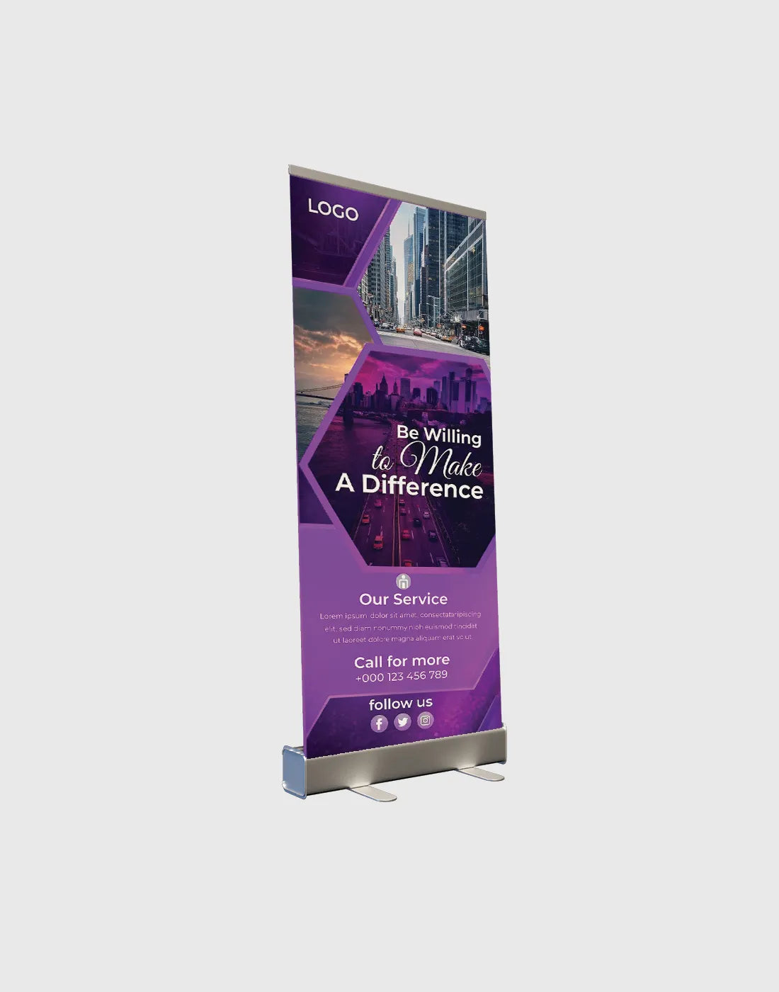 Budget Roll Up Banner