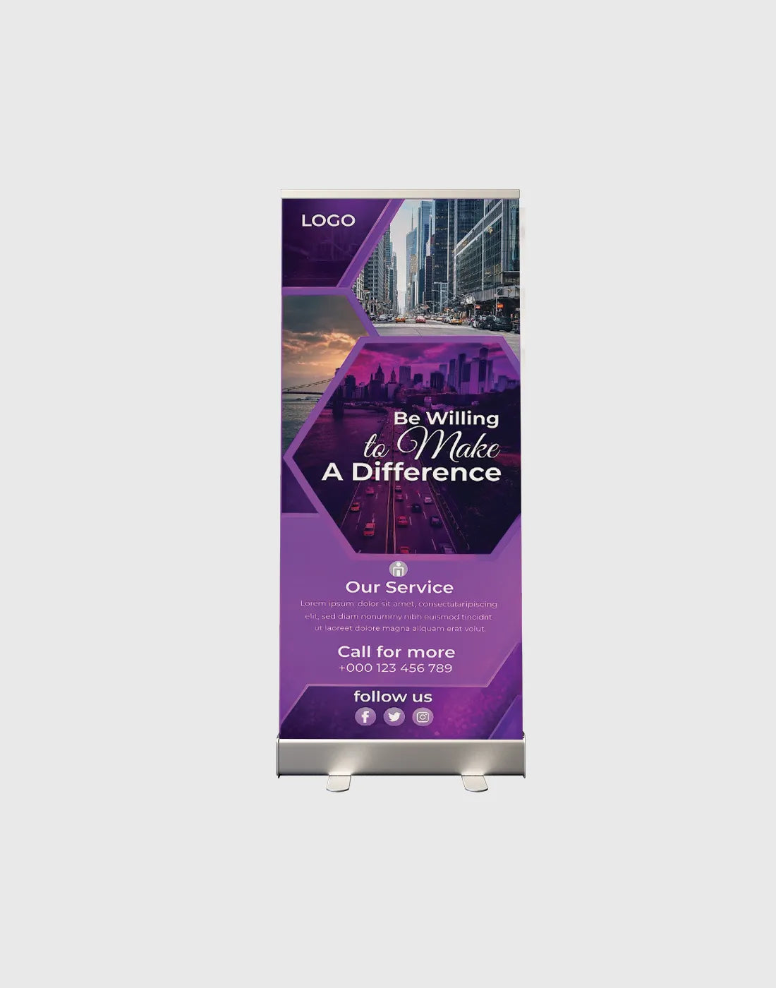 Budget Roll Up Banner