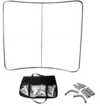 C Shaped Tension Portable Media Wall