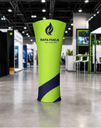 Top curved tower display