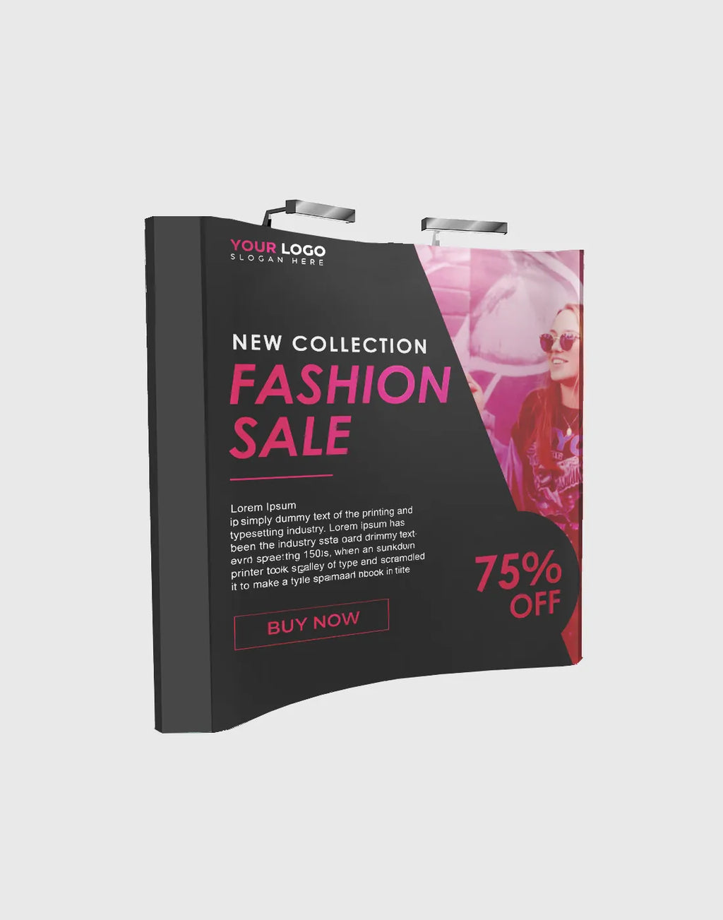 Curved SEG Popup Display