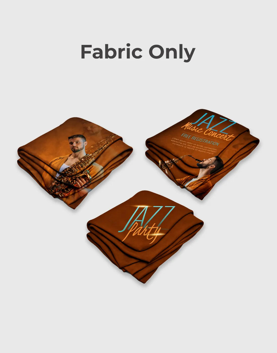 custom trade show booth curved tube frame display with branded fabric graphics counter and media area