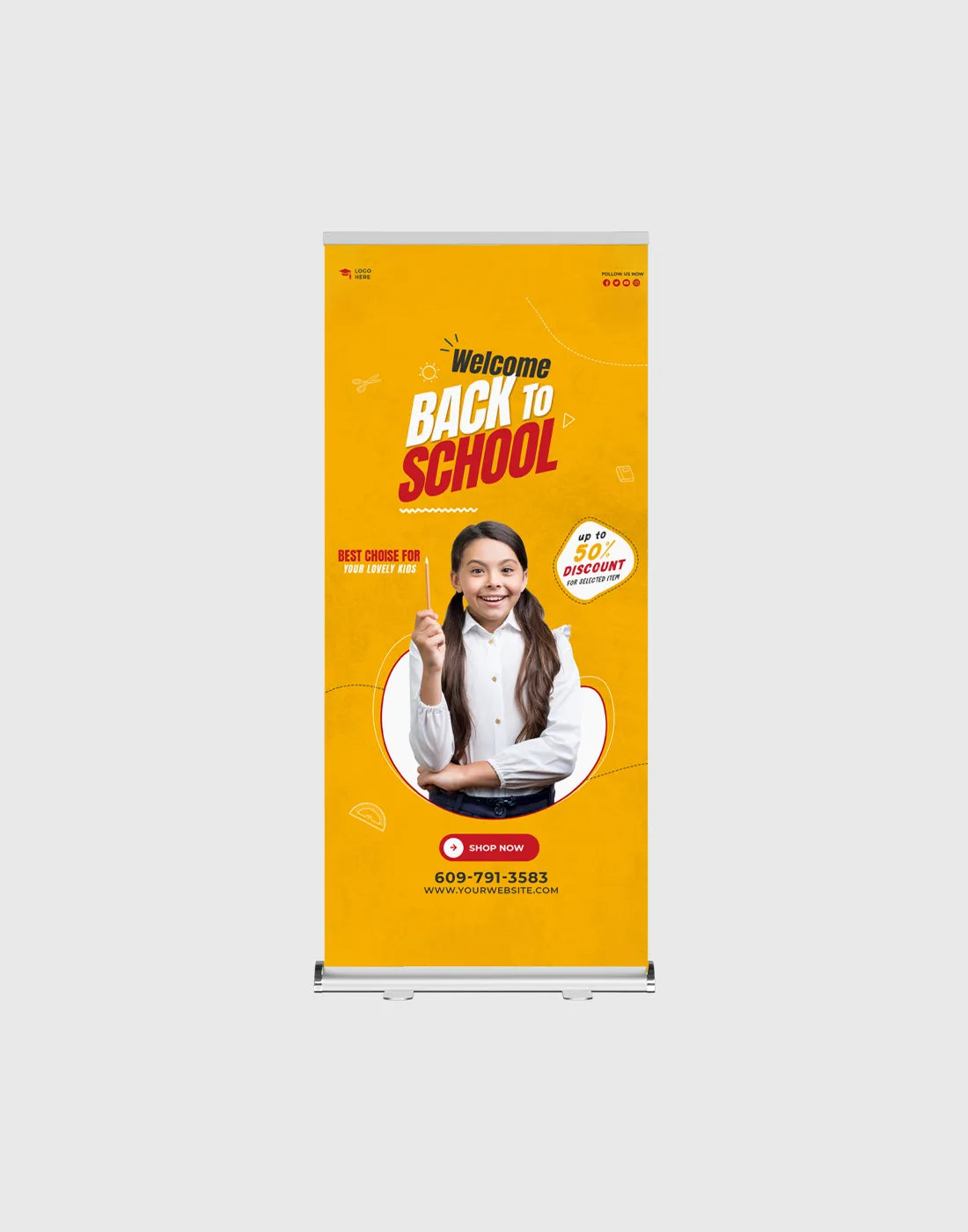 Double-Sided Roll Up Banner