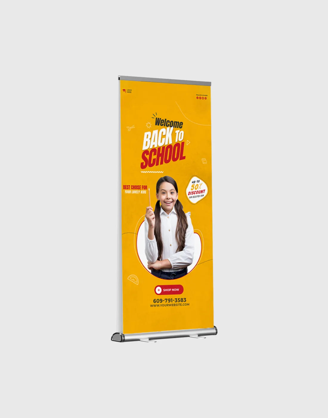 Double-Sided Roll Up Banner