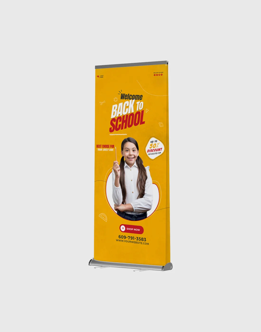 Double-Sided Roll Up Banner