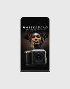 EZ Banner Stands - Wide Base Media Wall
