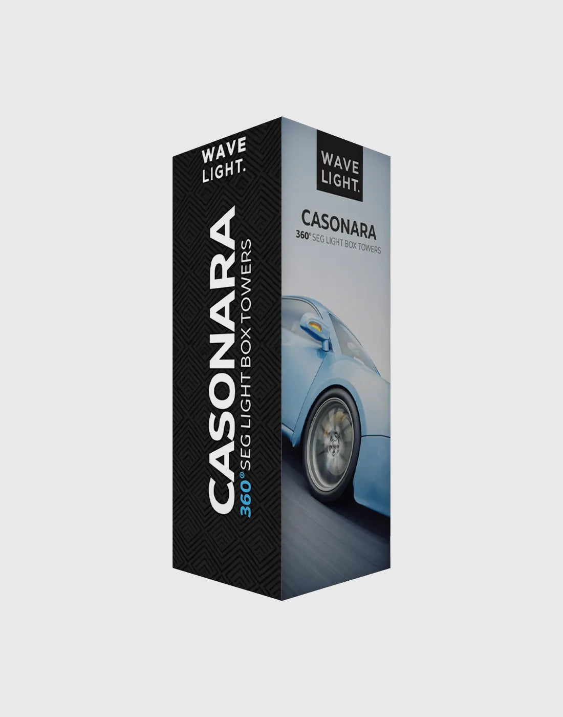 Modular EZ Cubic Fabric Tower Display