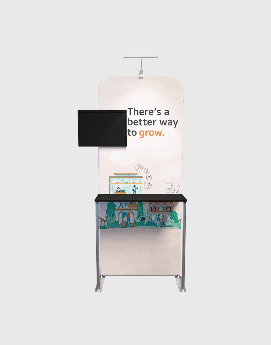Exhibit TV Rack with Shelves