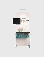 Exhibit TV Rack with Shelves