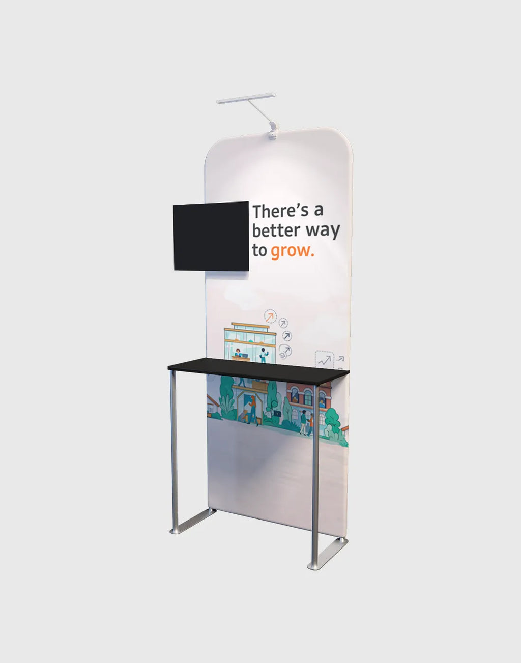 Exhibit TV Rack with Shelves