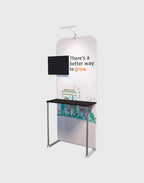 Exhibit TV Rack with Shelves