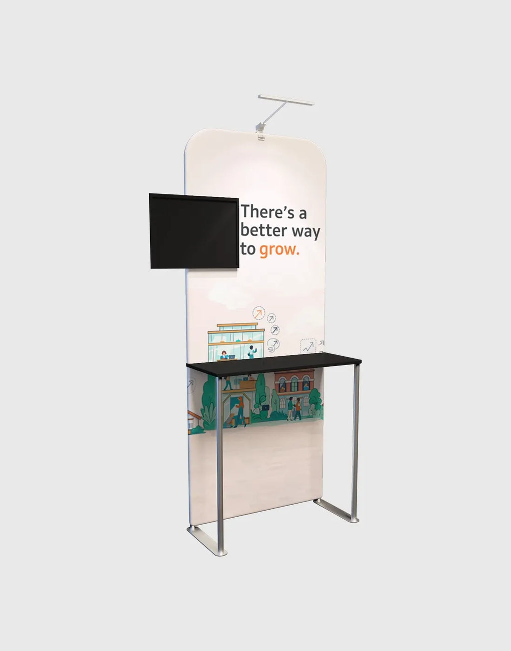 Exhibit TV Rack with Shelves