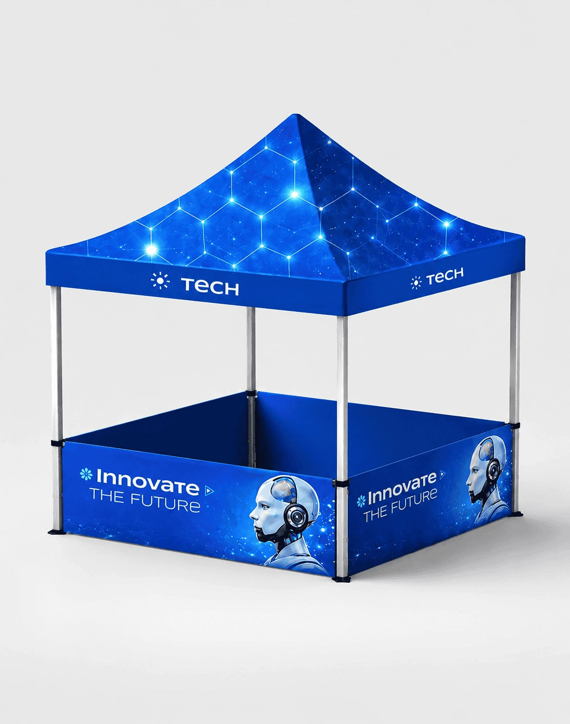 (10ft x 10ft) Heavy Duty Custom Canopy Tent