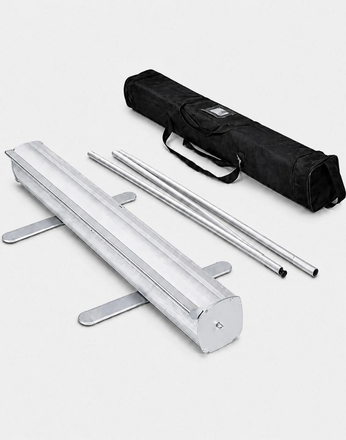 Double-sided wide base Roll Up Banner