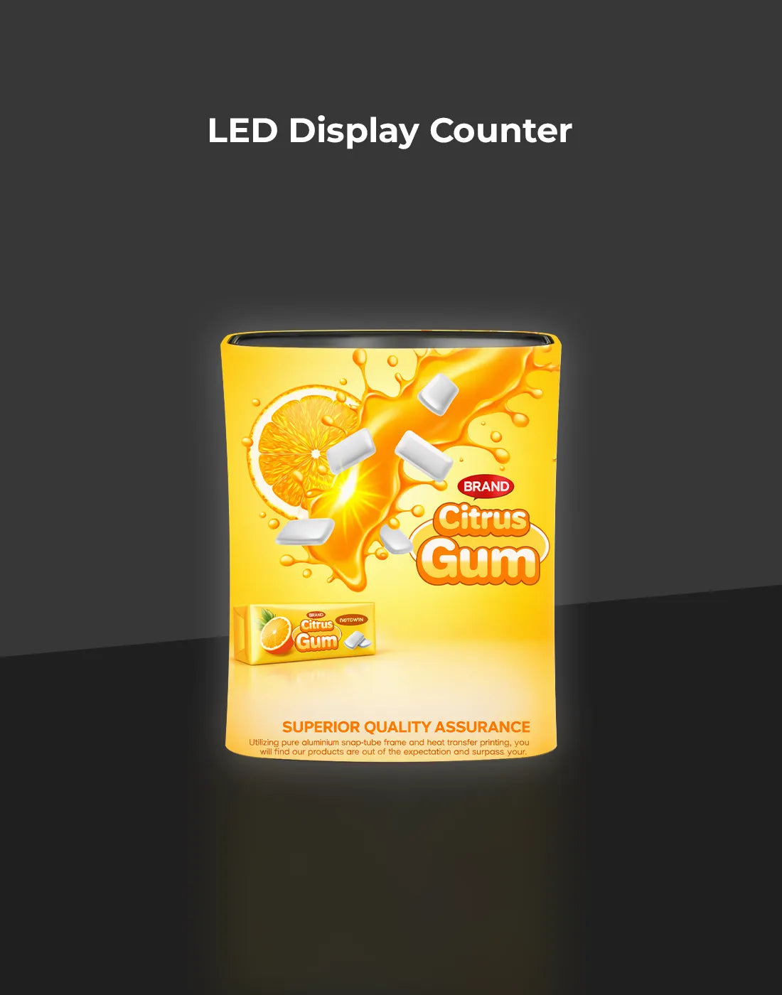 Folding LED Display Counter