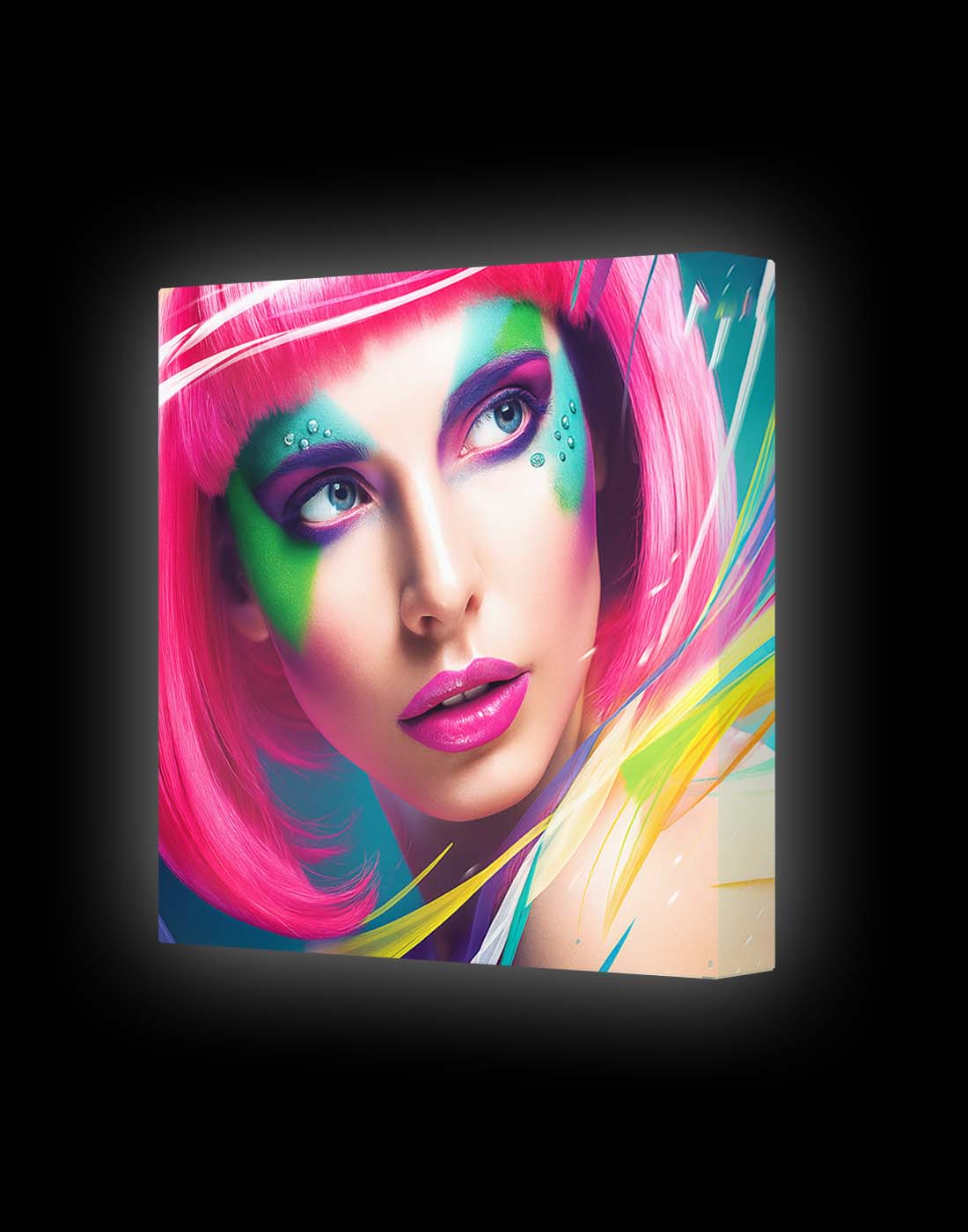 Straight SEG popup Backlit display